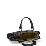Dunkelblaue Tasche aus echtem Leder