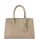 Borsa a spalla in Pelle Vegana Beige GianMarco Venturi