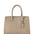 Borsa a spalla in Pelle Vegana Beige GianMarco Venturi