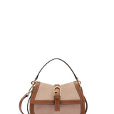 Borsa a Mano in Canvas Cuoio Furla