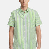 Camicia in Cotone Verde Navigare
