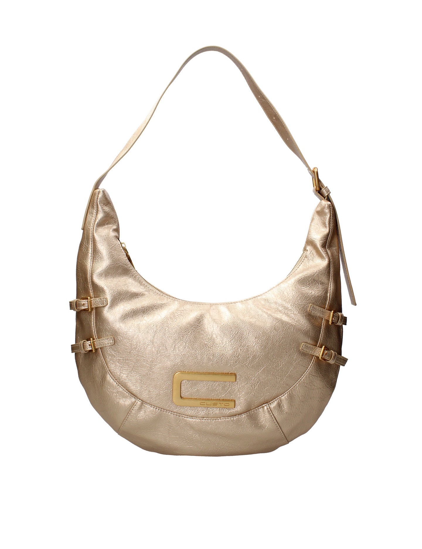 Borsa a spalla CUSTO - Oro