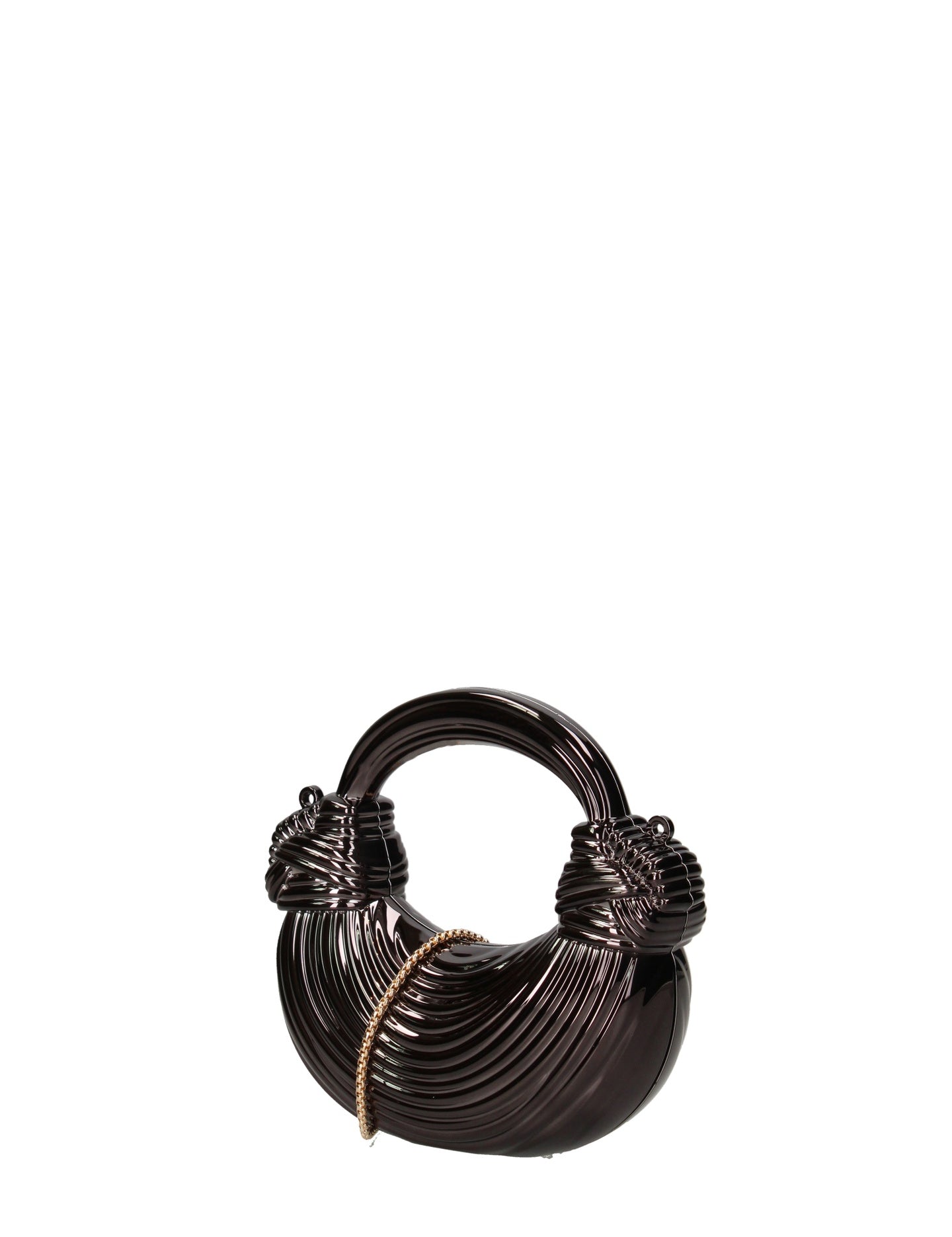 Voluta Borsa a Tracolla in Pvc Nero