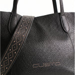 Borsa a Mano in Pelle Vegana Nero