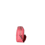 Borsa a Tracolla in Dollaro Leather Fucsia