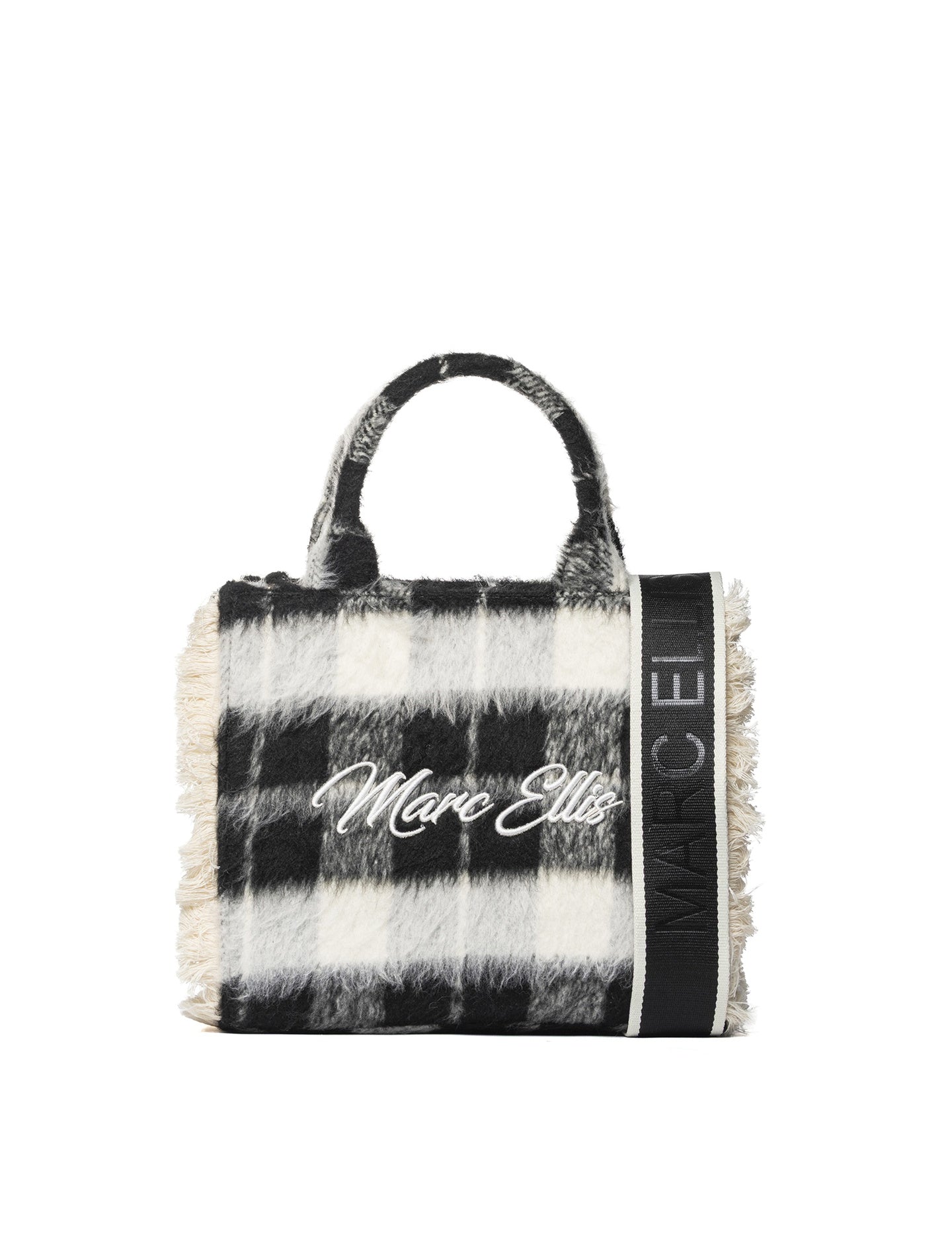 Buby Check S Borsa a spalla | Nero | Marc Ellis