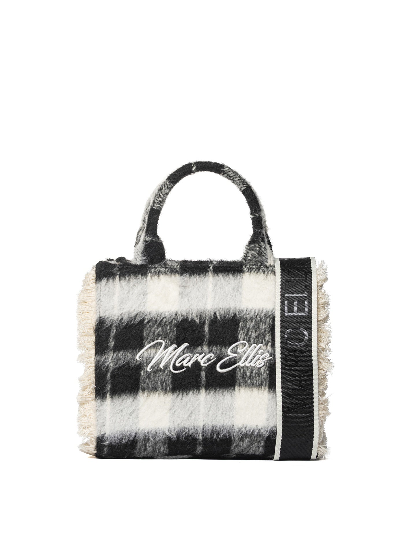 Buby Check S Borsa a spalla | Nero | Marc Ellis