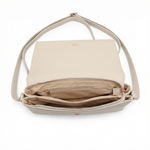 Borsa a Tracolla in Polyurethane Beige
