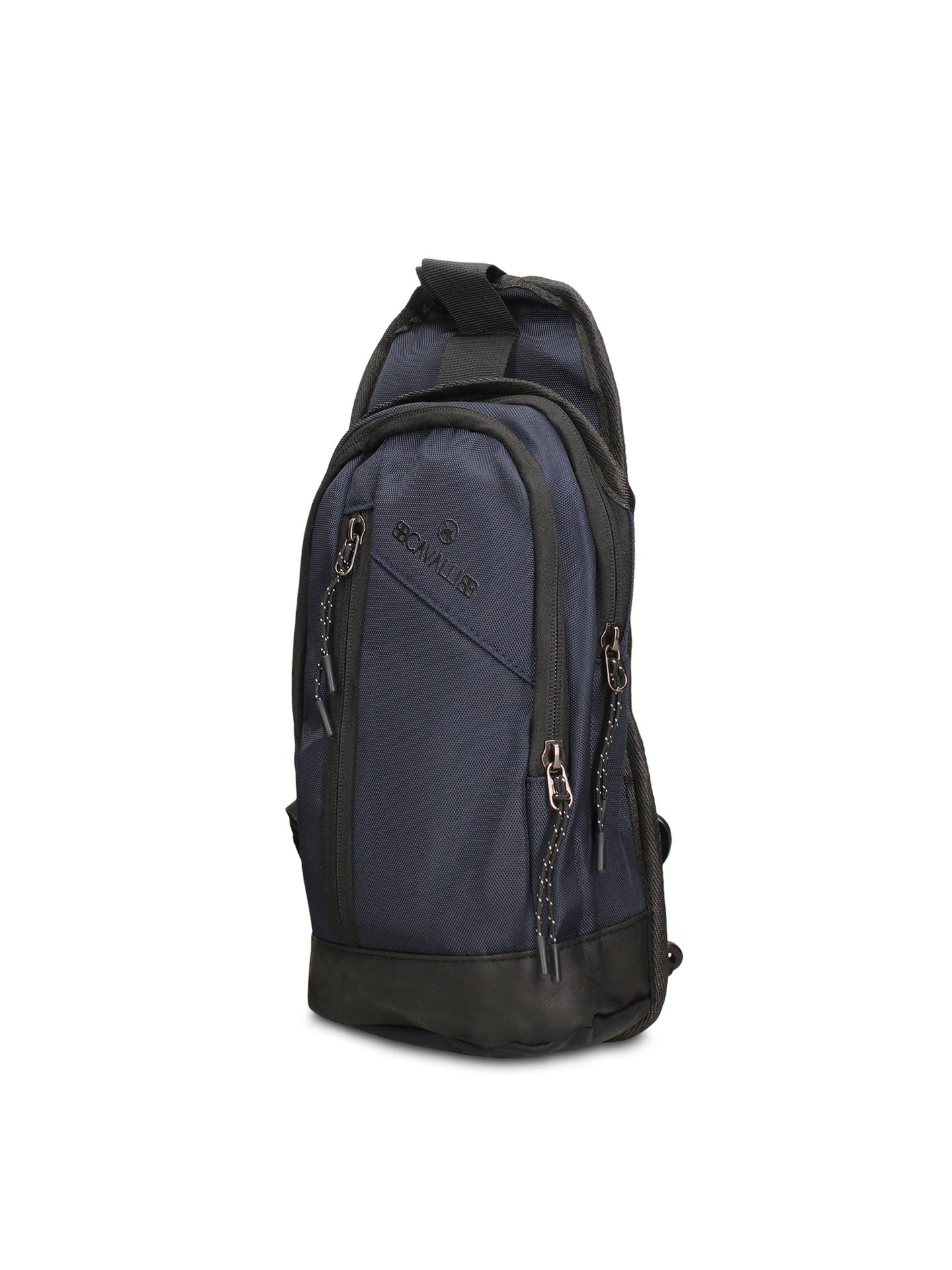 Marsupio in 100% Pu Vegan Leather Blu Scuro