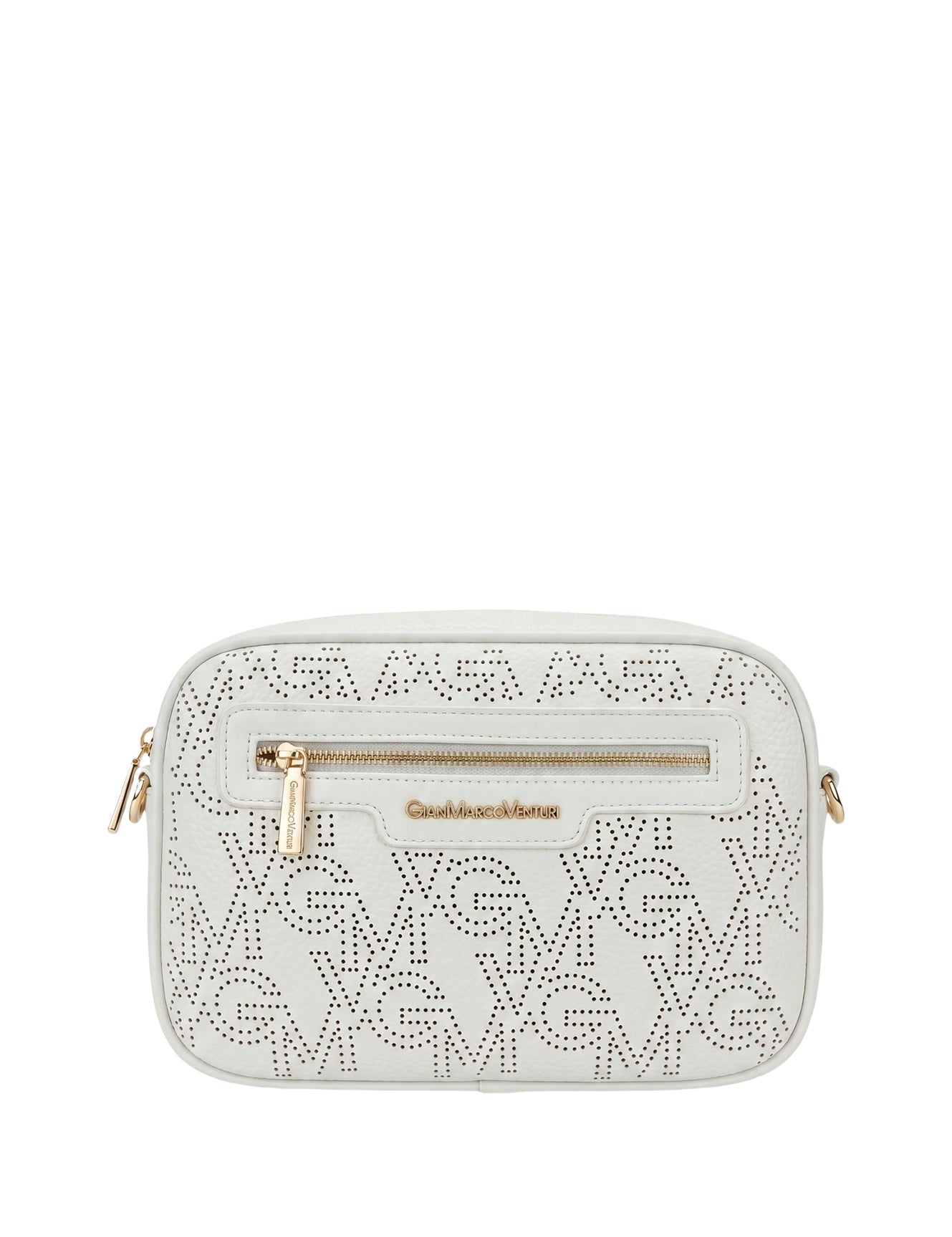 Borsa a tracolla in Pelle Vegana White GianMarco Venturi