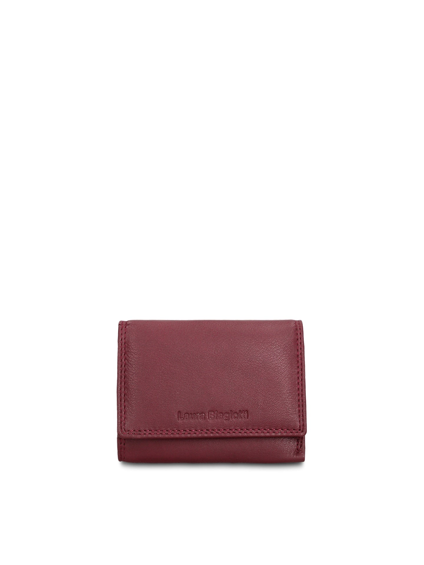Portafoglio in Vera Pelle Bordeaux