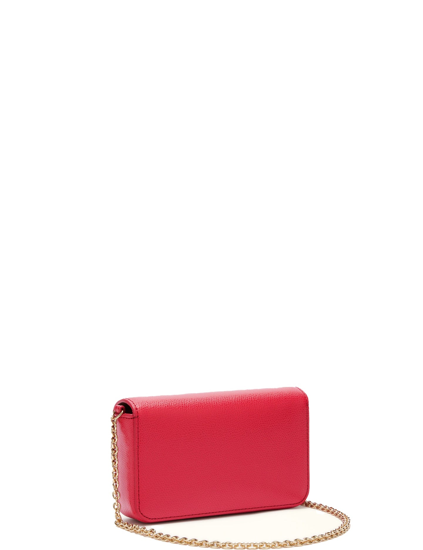 Red Palmellato Leather Shoulder Bag