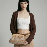 Borsa a Tracolla in Poliestere Beige Kassandra