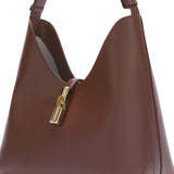 Borsa a Spalla in Pelle Ruga Cioccolato