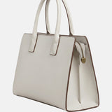 Borsa a spalla in Pelle Vegana Bianco