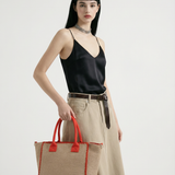Borsa a Tracolla in Poliestere Rosso Kassandra