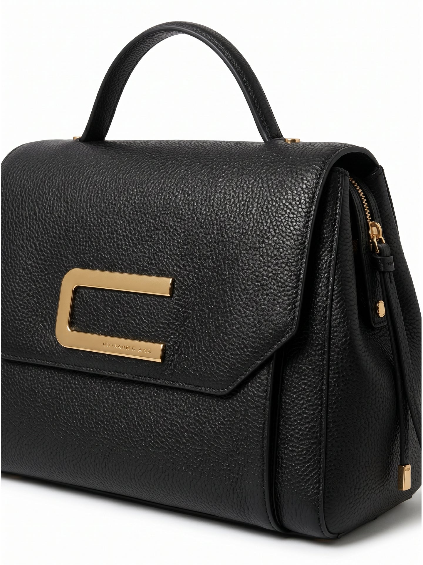 Borsa a Mano in Pelle Vegana Nero