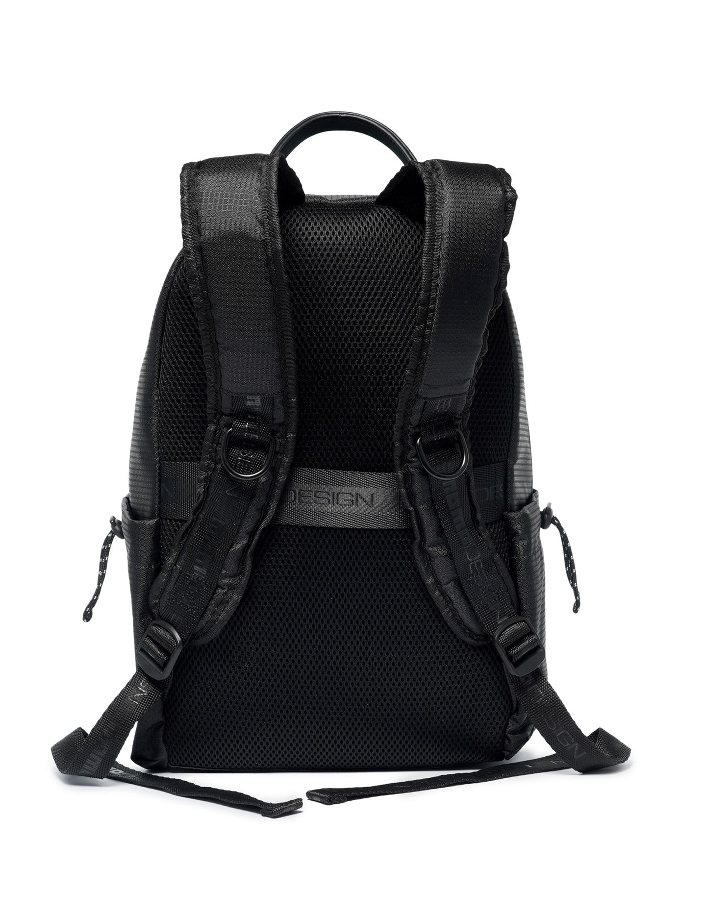 Zaino in Polyurethane Nero