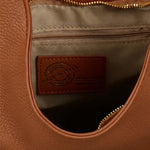 Borsa a Mano in Dollaro Leather Cognac