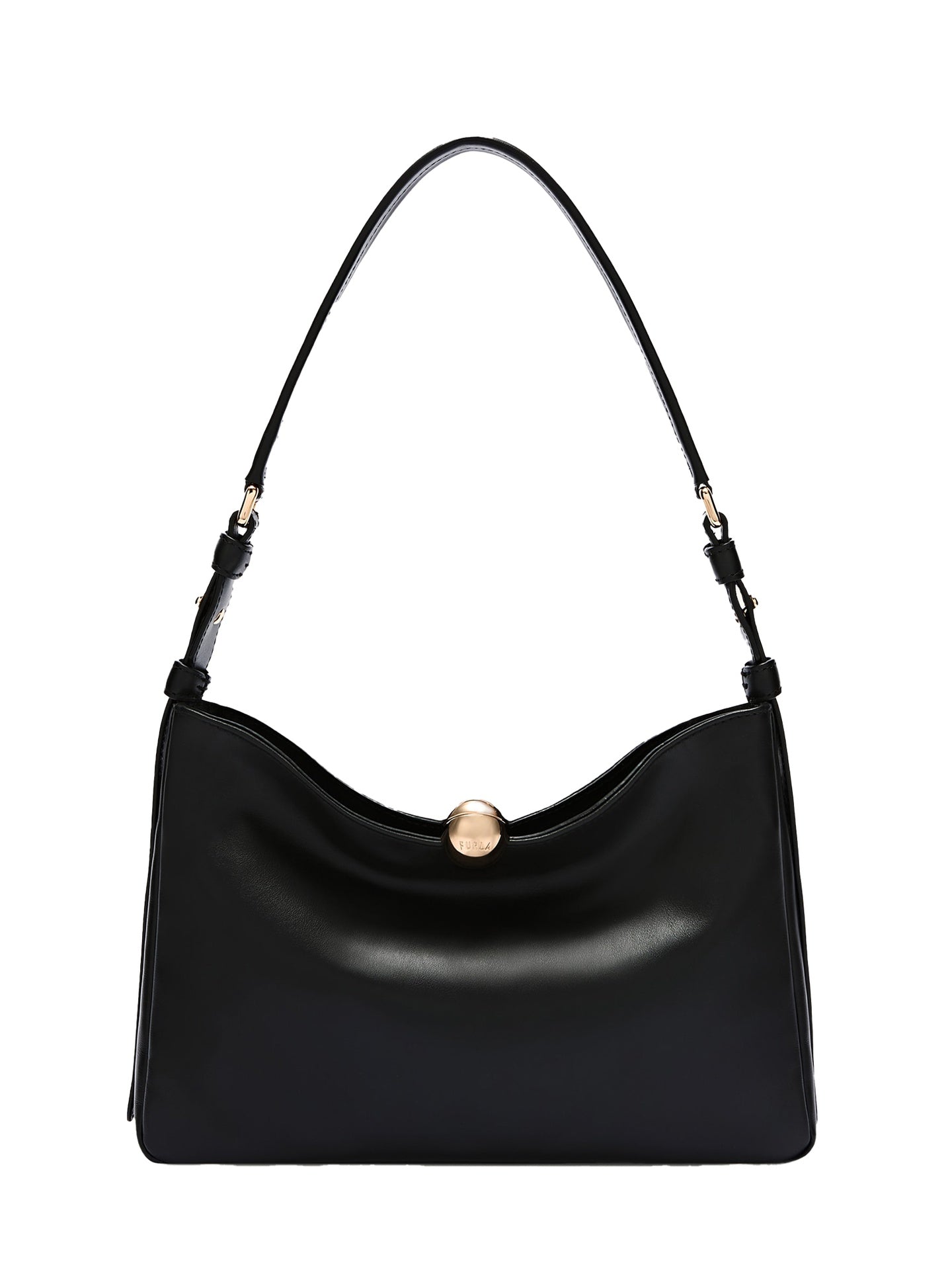 Borsa a Spalla in Pelle Nero Furla