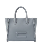 Borsa a mano in Pelle Vegana Blu CUSTO BARCELONA