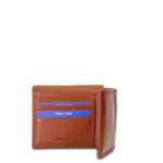 Portafoglio in Vera Pelle Cognac