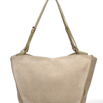 Borsa a Spalla in Vera Pelle Verde Chiara Ferretti