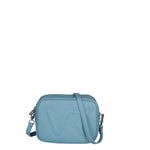 Borsa a Tracolla in Dollaro Leather Azzurro