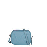 Borsa a Tracolla in Dollaro Leather Azzurro