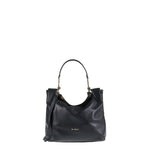 Borsa a Spalla in Vera Pelle Nero Pierre Cardin