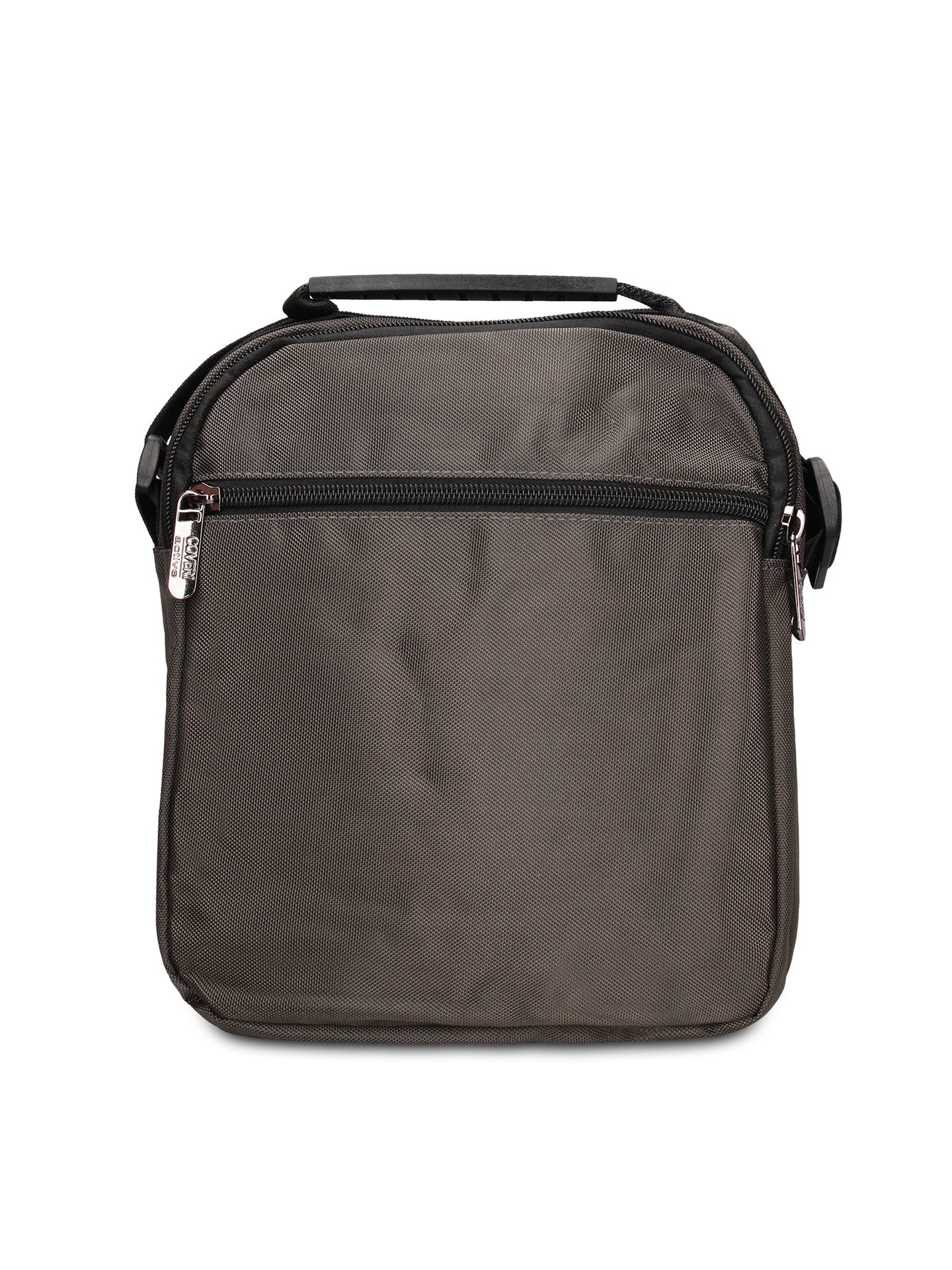 Borsa a Tracolla in 100% Pu Vegan Leather Grigio