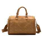 Borsa A Bauletto da donna ALV - Marrone Chiaro