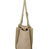 Borsa a Spalla in Vera Pelle Verde