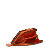 Portafoglio in Vera Pelle Arancione