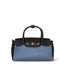 Borsa a Mano in Pelle Vegana Blu Pierre Cardin