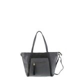 Borsa a Mano in Vera Pelle Grigio Pierre Cardin