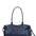 Borsa a Mano in Vera Pelle Blu Jeans Chiara Ferretti