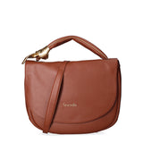 Borsa a Spalla in Vera Pelle Marrone
