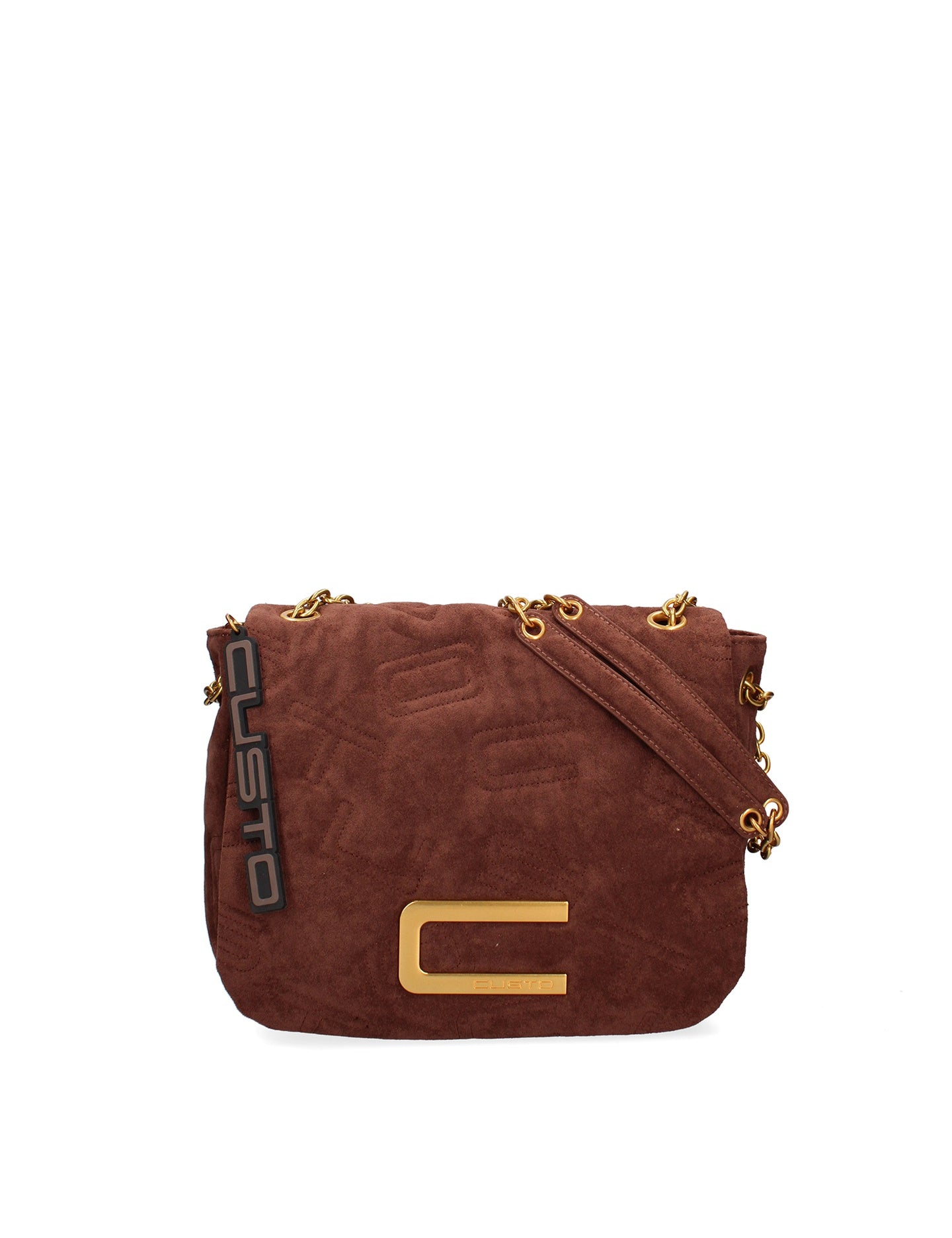Borsa a spalla CUSTO - Marrone