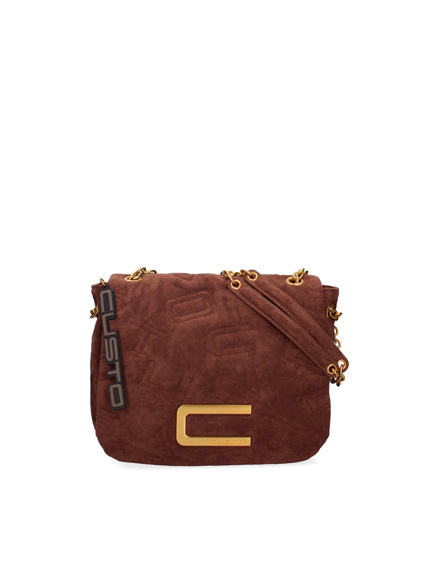 Borsa a spalla CUSTO - Marrone