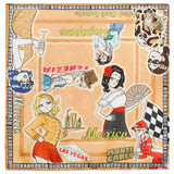 Foulard in Poliestere Multicolore