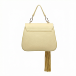 Borsa a Mano in Polyurethane Giallo