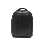 Zaino Uomo Casual Polyurethane in Pelle Vegana Black Momo Design