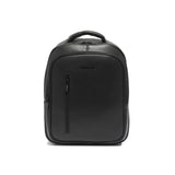 Zaino Uomo Casual Polyurethane in Pelle Vegana Black Momo Design
