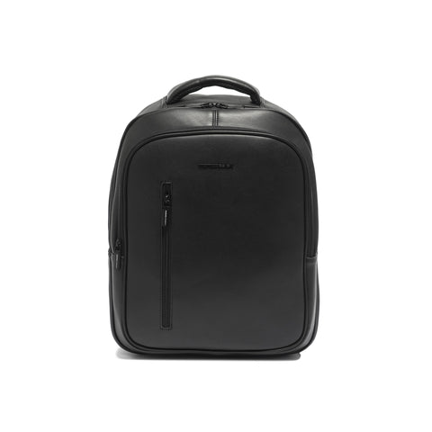 Zaino Uomo Casual Polyurethane in Pelle Vegana Black