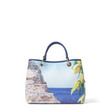 Borsa a Mano in Poliestere Multicolore