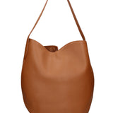 Borsa a Mano in Vera Pelle Cuoio Scuro