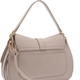 Borsa a Mano in Pelle Ruga Taupe