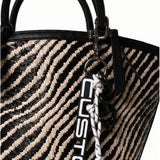 Borsa a Mano in Pelle Vegana Bianco