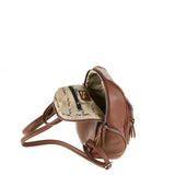 Mochila de cuero auténtico